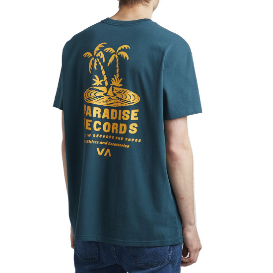 RVCA Ανδρική κοντομάνικη μπλούζα Paradise Records - T-Shirt for Men
